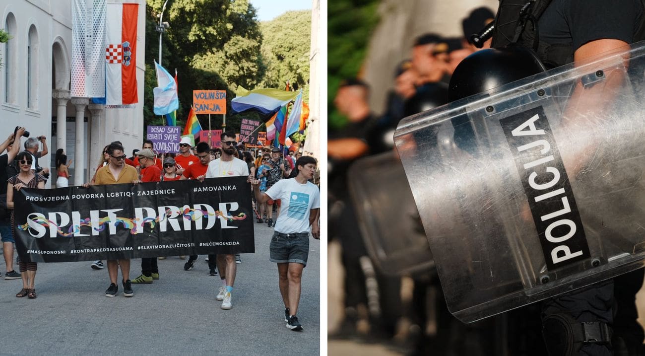Jake policijske snage okupirale centar grada zbog Split Pridea