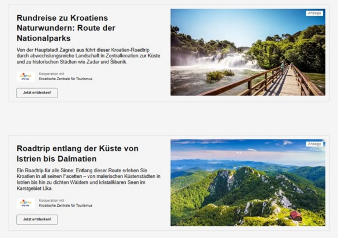 Njemački ADAC donosi prijedlog šest inspirativnih ruta kroz Hrvatsku!