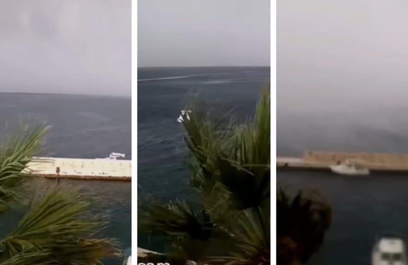 Ovu snimku splitskog nevremena većina je vidjela, ali svima je promaknuo jedan detalj. Prizor je zastrašujuć