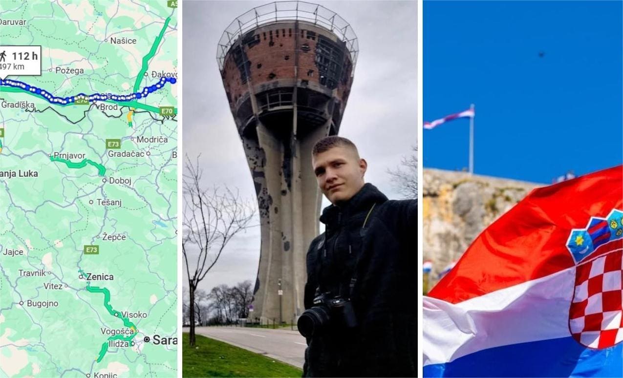 Majku je prerano izgubio, a sad hoda od Vukovara do Knina: 500 kilometara u čast braniteljima, svom ocu, i svima koji su dali najviše za Hrvatsku!