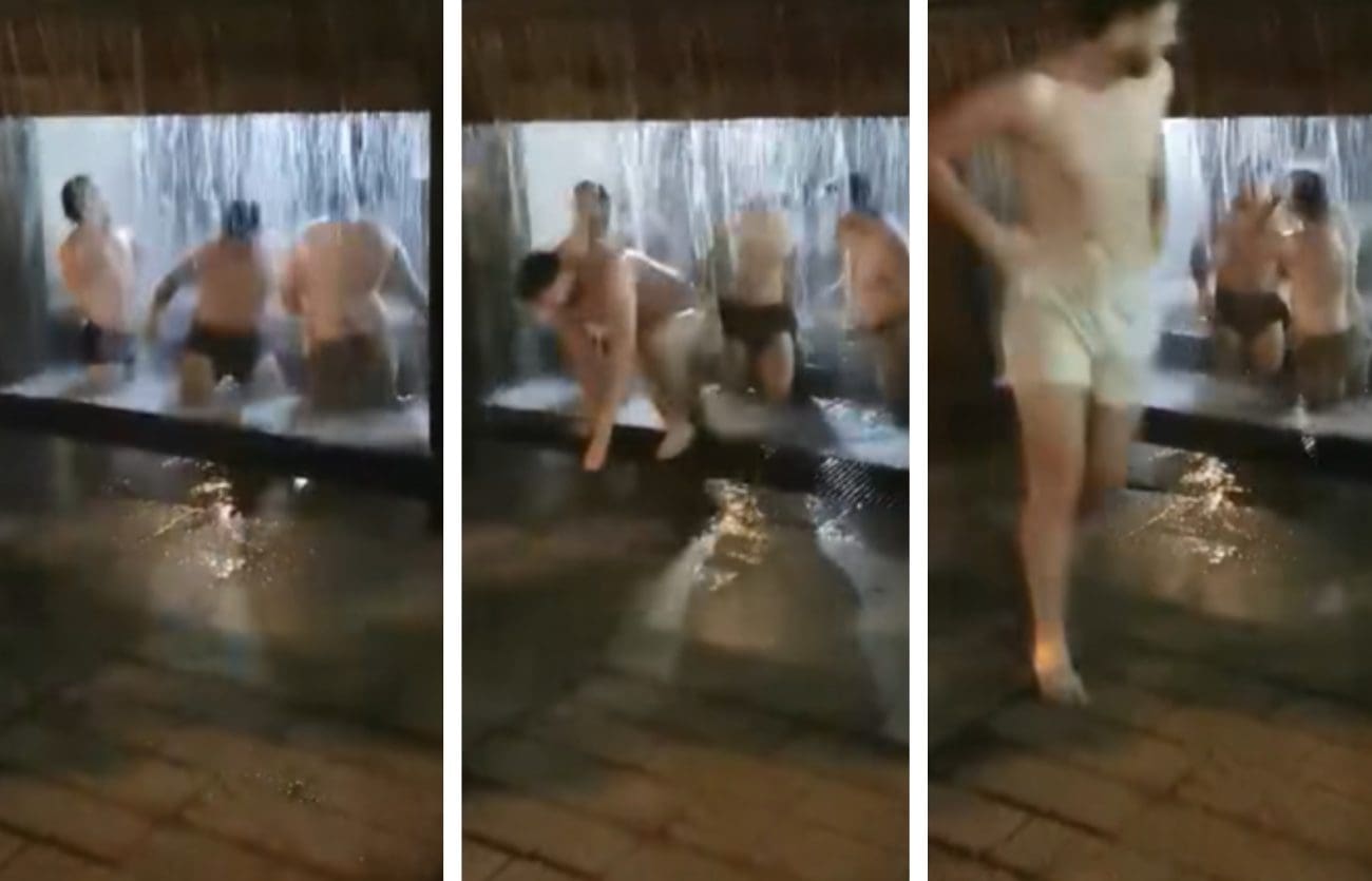 Kaos u centru Splita: Stranci se polugoli kupali u fontani kod Đardina