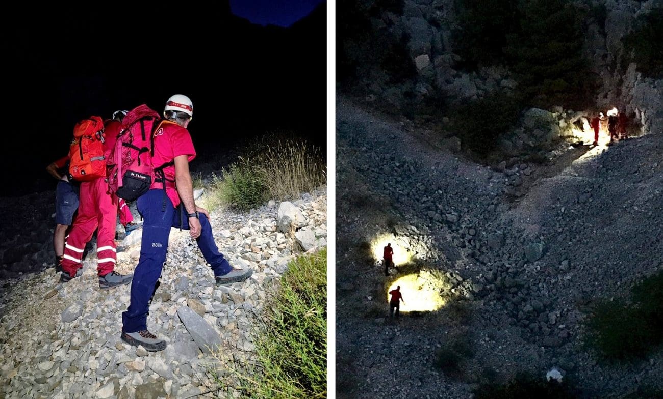 Nestao planinar na području Sv. Ilije iznad Baške Vode. HGSS: "Spriječena je moguća tragedija"
