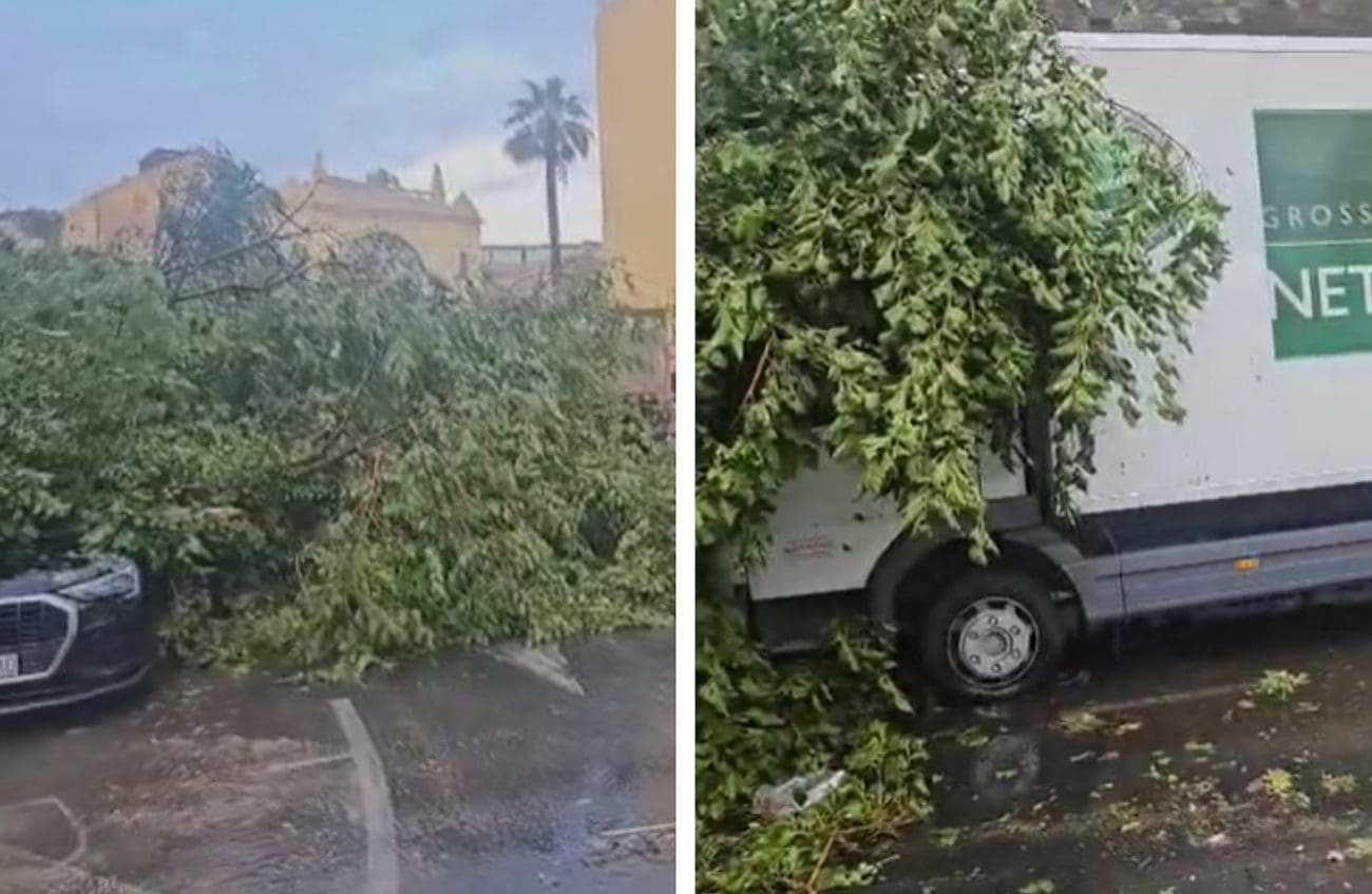 VIDEO Kaos u centru Splita. Pogledajte što je nevrijeme napravilo kod kazališta