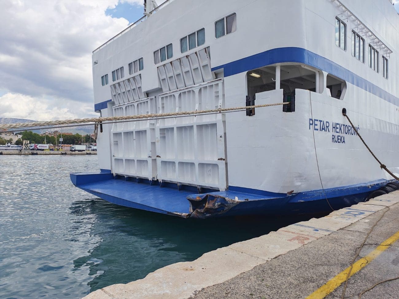 FOTO Pogledajte kako izgleda Petar Hektorović nakon nesreće u luci