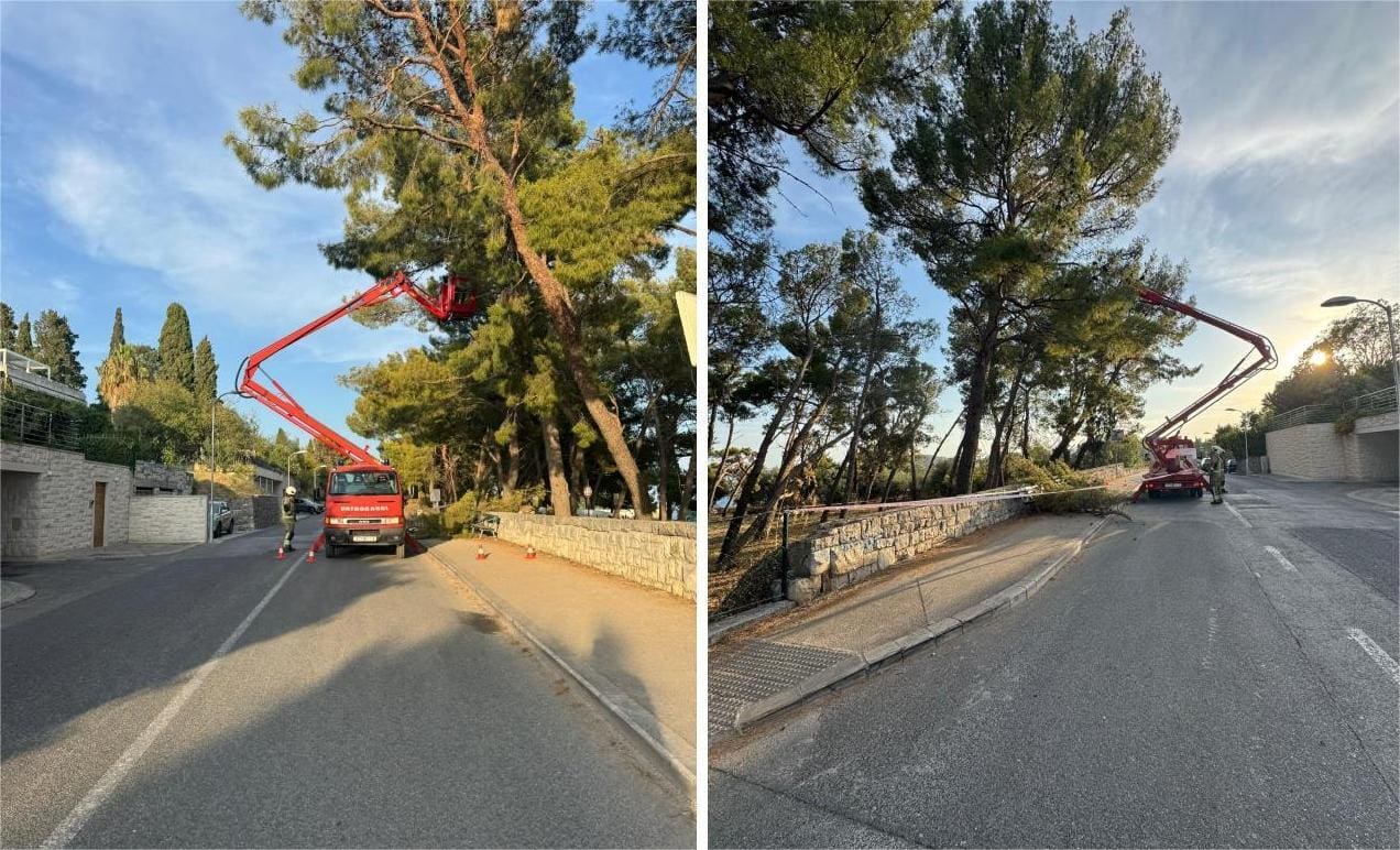 I nedjeljom se radi: Sanacija šteta nakon nevremena u Splitu ne prestaje