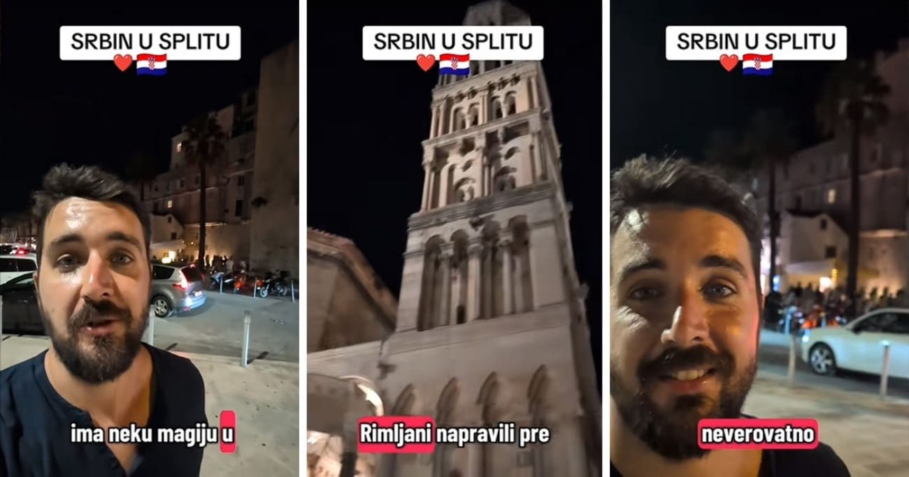 Srbin na TikToku: "Ljepša je jedna plaža u urbanom Splitu nego cijela Crna Gora puta pet"