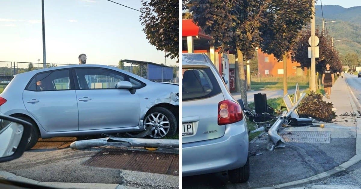 Načelnik se autom zabio u semafor. Vijećnik: "Lagao je policiji pa pobjegao"