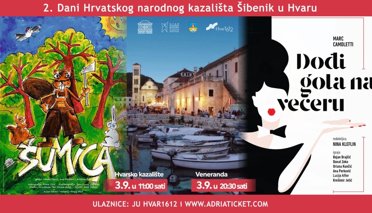 HVARANI OVO SE NE PROPUŠTA! Na Venerandu stiže kraljica svih komedija "Dođi gola na večeru"