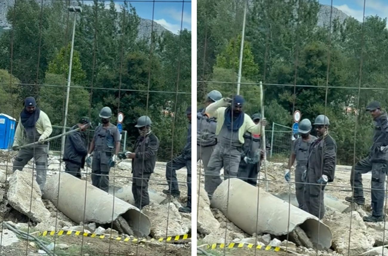 VIDEO Kruži uznemirujuća snimka iz Solina – strani radnici potpuno nezaštićeni razbijaju azbestne cijevi. Dugotrajna izloženost može uzrokovati teške bolesti