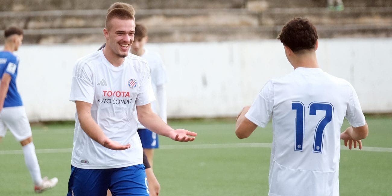 Juniori Hajduka napunili mrežu Šibenčana: Porazili ih rezultatom 9:0 na Šubićevcu