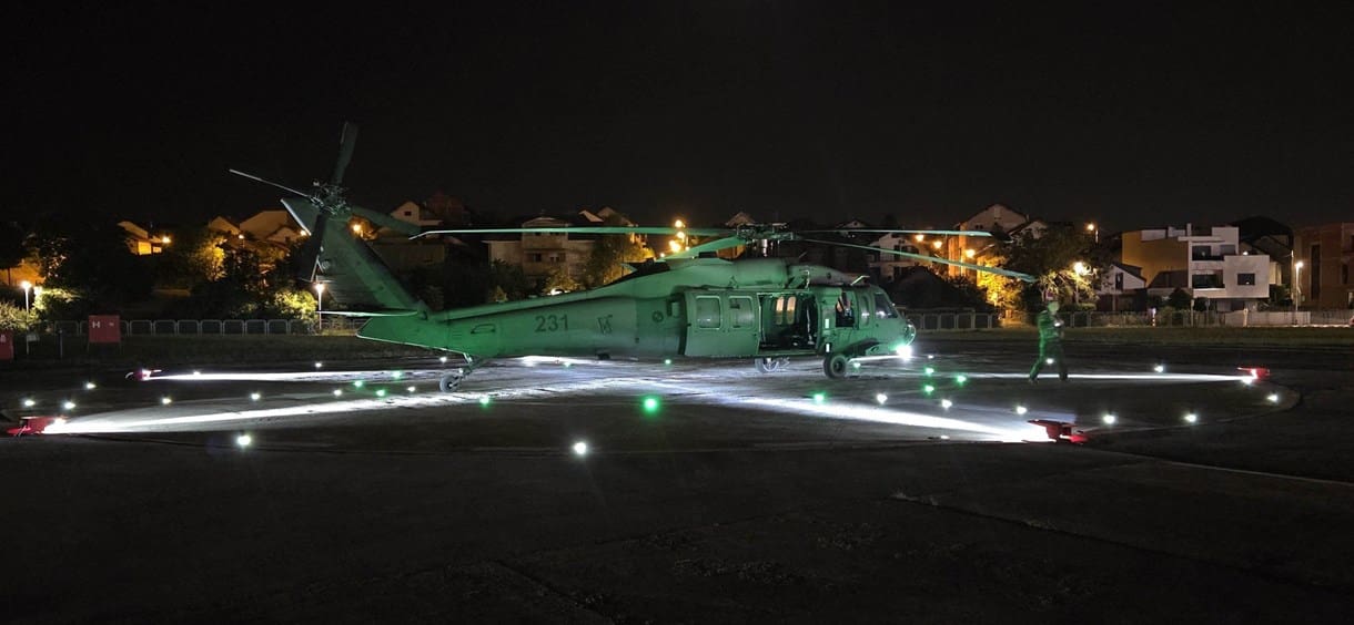Vojska helikopterom prevezla ozlijeđenu ženu iz Dubrovnika u Zagreb