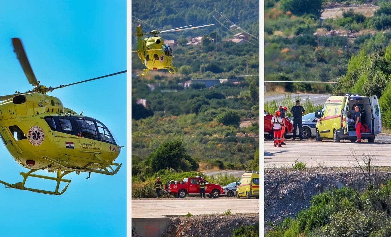 Helikopteri koji spašavaju živote: Ovako je izgledao medicinski let iz Orebića u KBC Split, trajao je samo 61 minutu