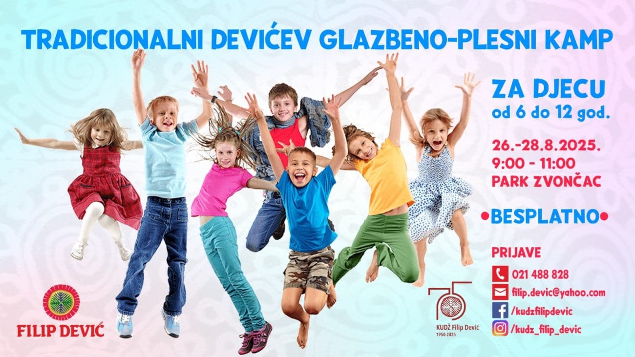 Igra, ples i pjesma: Ljetni glazbeno-plesni kamp za djecu u Zvončacu