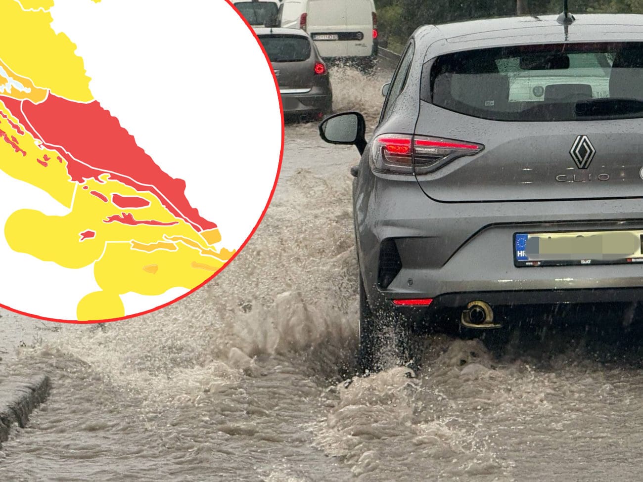 DHMZ je za naše područje upalio crveni meteoalarm!