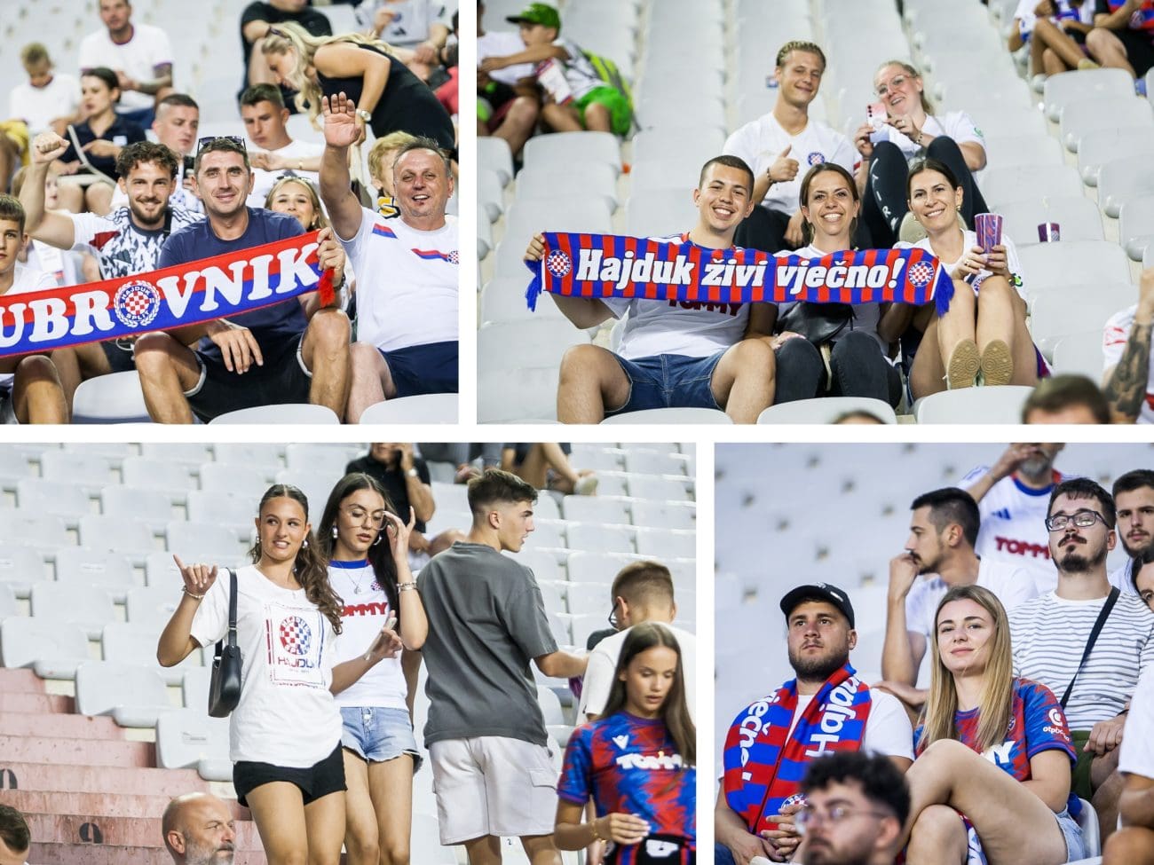 Čak i nakon poraza – pogledajte tko sve bodri Hajduk s tribina
