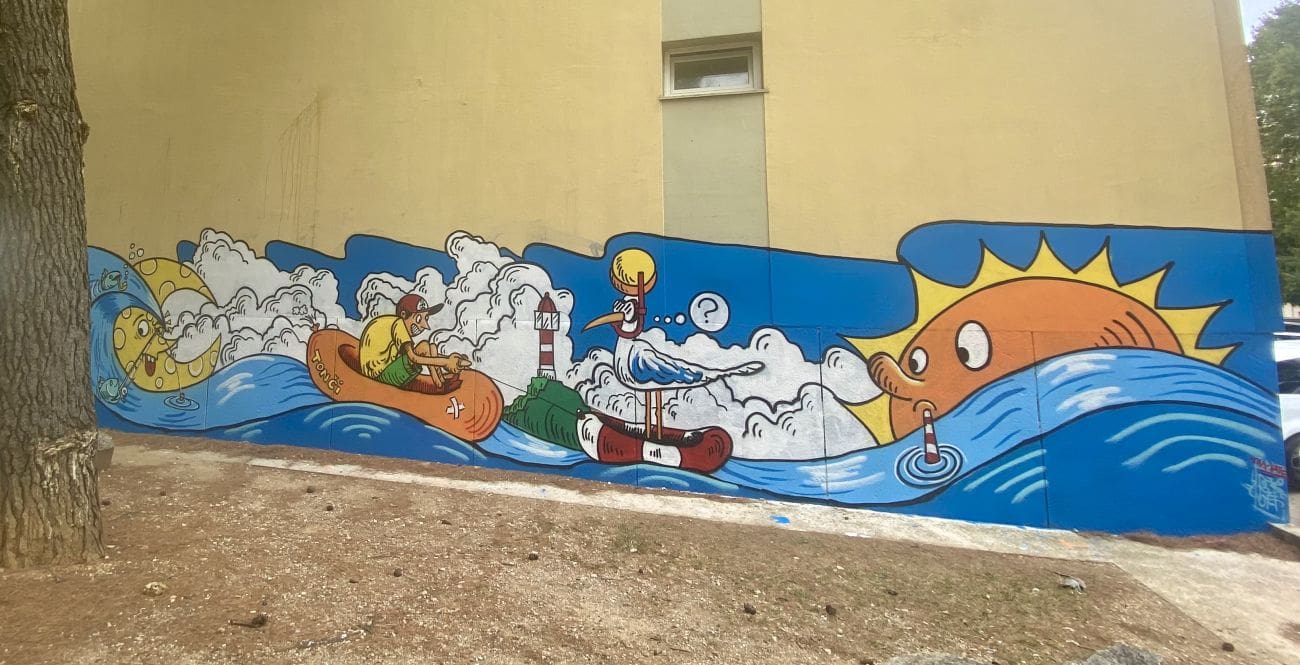 Novi mural na Plokitama
