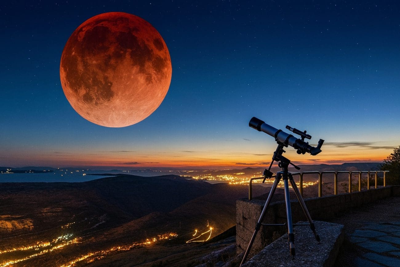 Stiže potpuna pomrčina Mjeseca, evo kada. Besplatno je promatranje sa Zvjezdanog sela Mosor