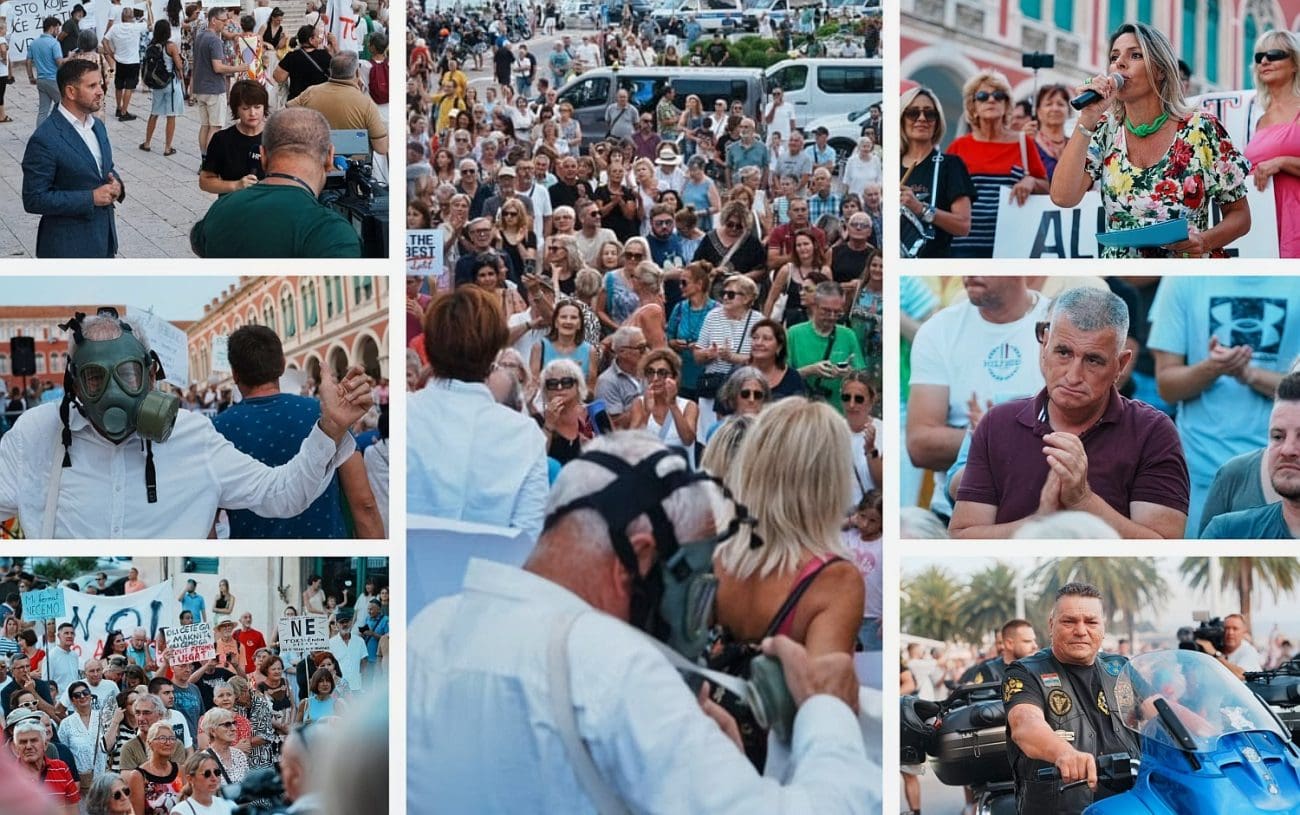 Žestoke riječi na Prokurativama, više stotina Splićana azbestu i Debeljaku poručuju - NE! Stigli Šuta, Bulj...