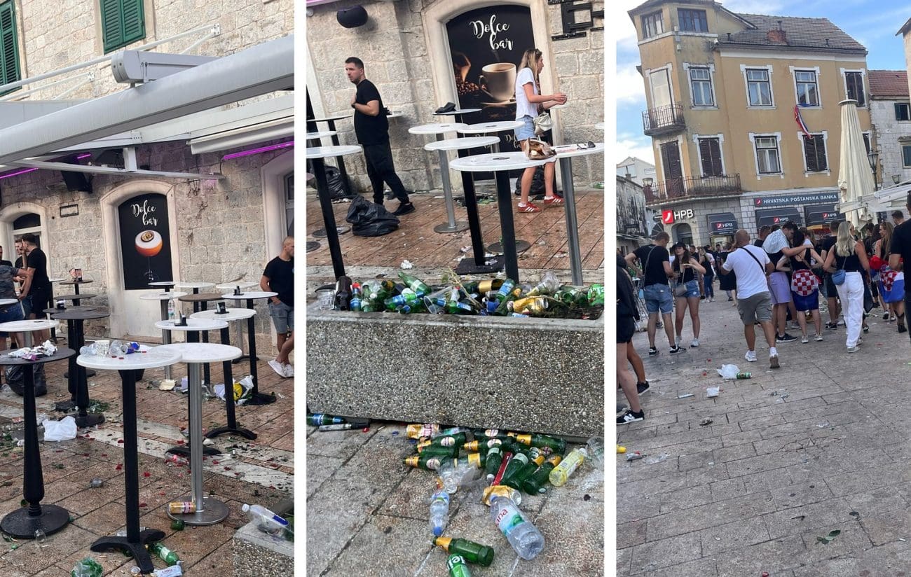 FOTOGALERIJA Ovako izgleda centar Sinja. Smeće je posvuda