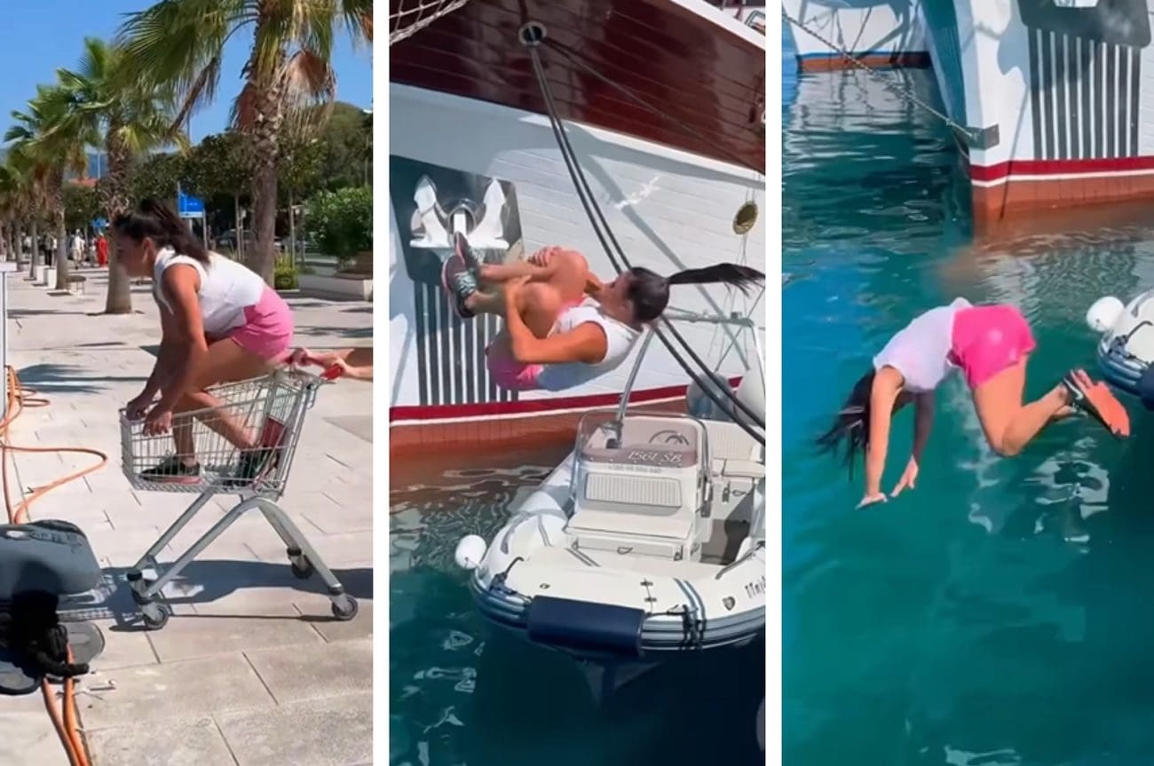 VIDEO Bizaran prizor u centru Splita. Djevojka koju prati 900.000 ljudi iz kolica skočila u more: "J'aime pas rester sur un raté"