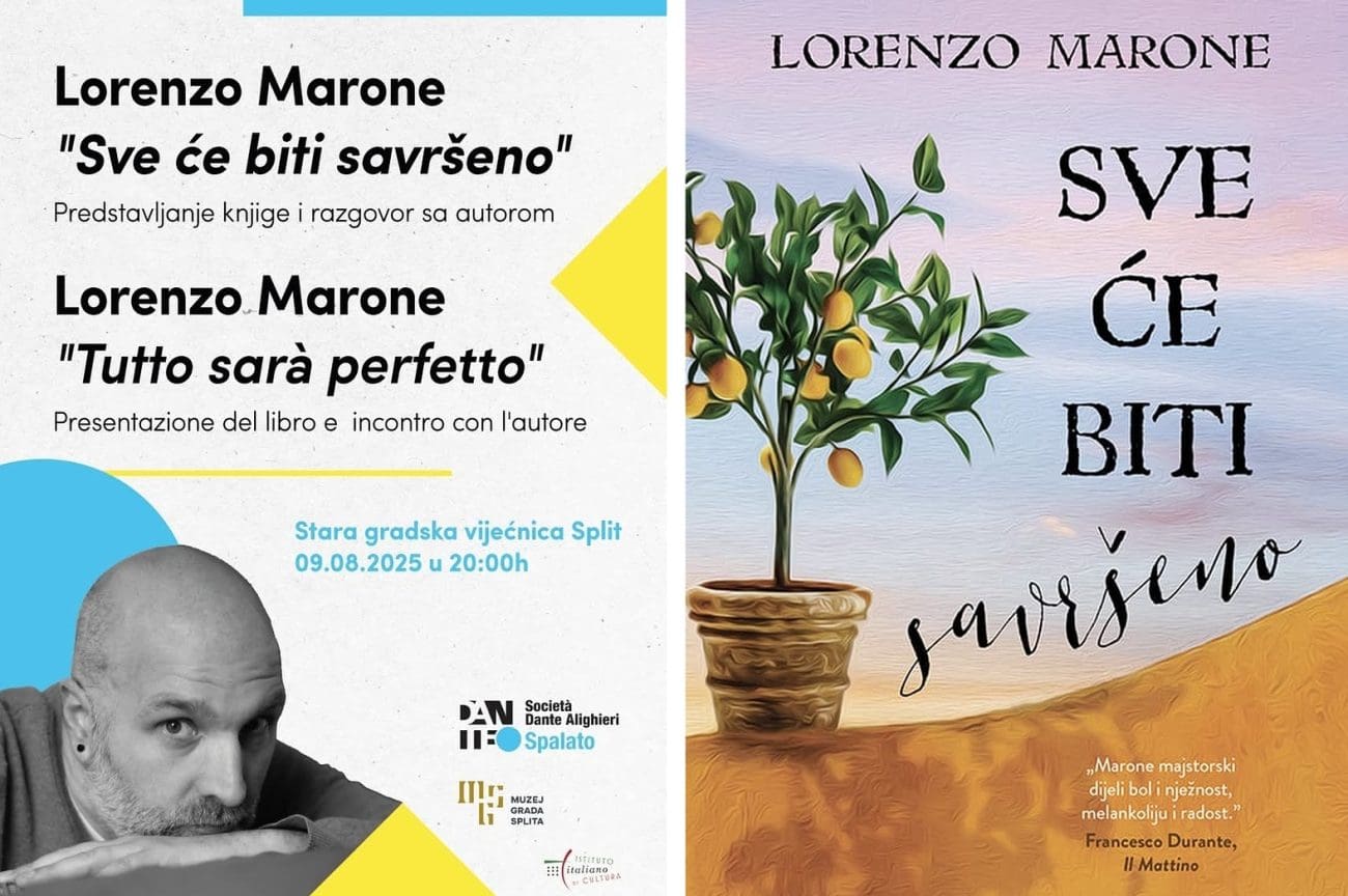 Napuljski književnik Lorenzo Marone gostuje u Splitu