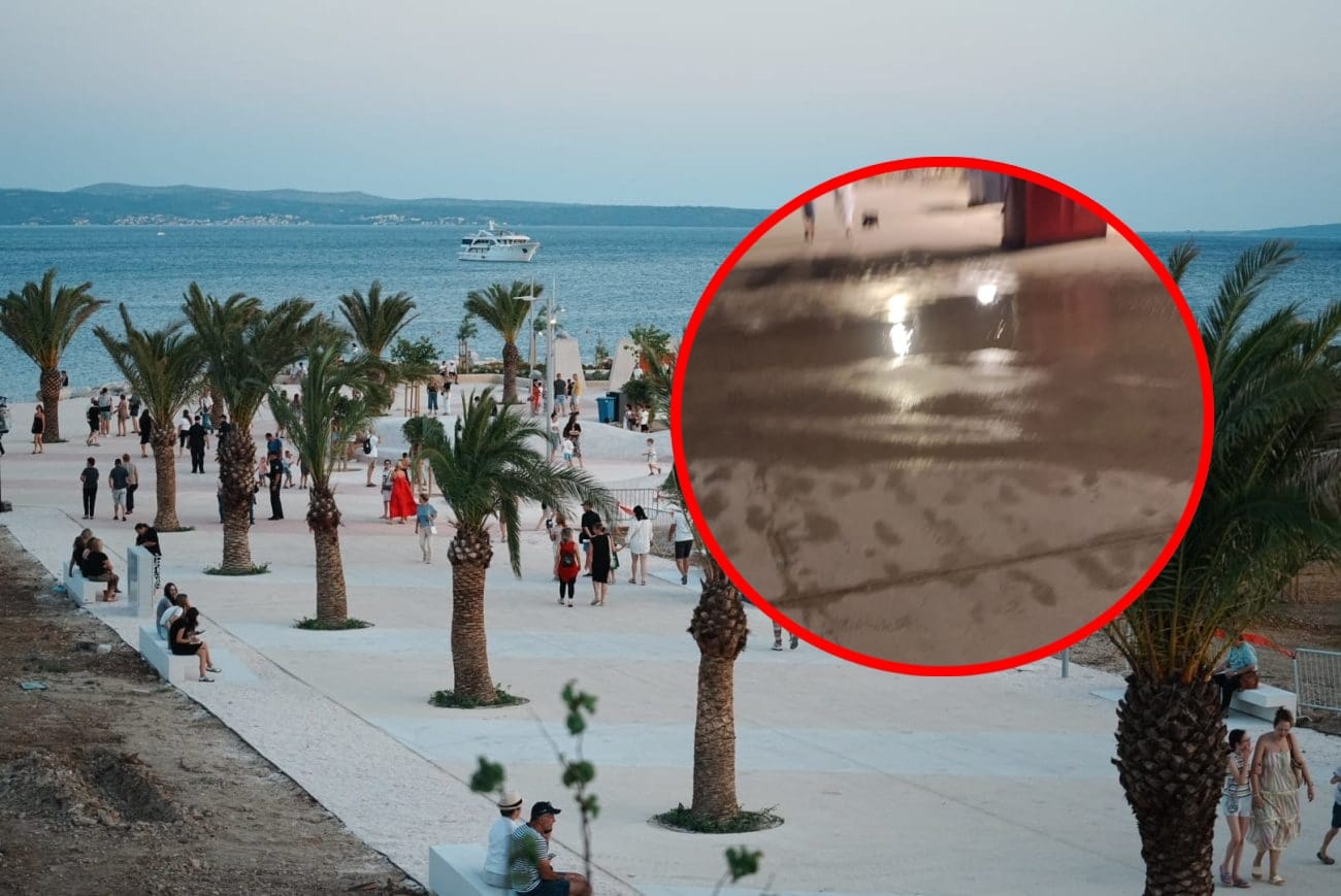 VIDEO Nevrijeme donijelo probleme i na Žnjanu