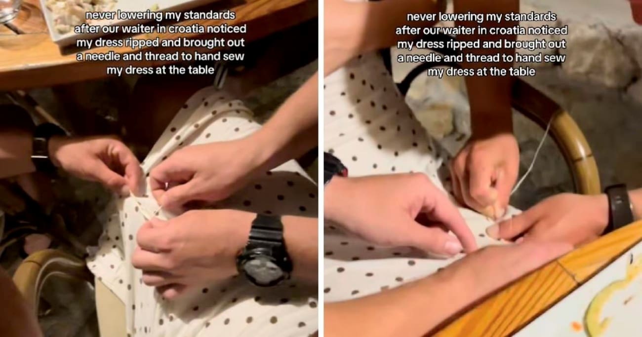 Britanki pukla haljina u restoranu u Dalmaciji, o potezu konobara bruji cijeli internet