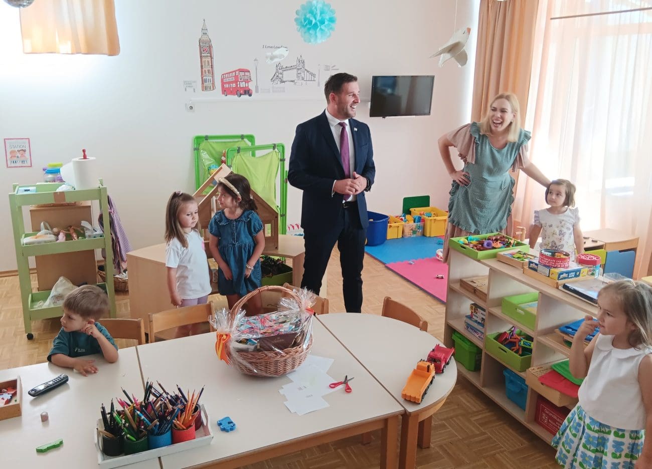 Gradonačelnik Tomislav Šuta posjetio DV "Adriana" povodom prvog dana nove pedagoške godine