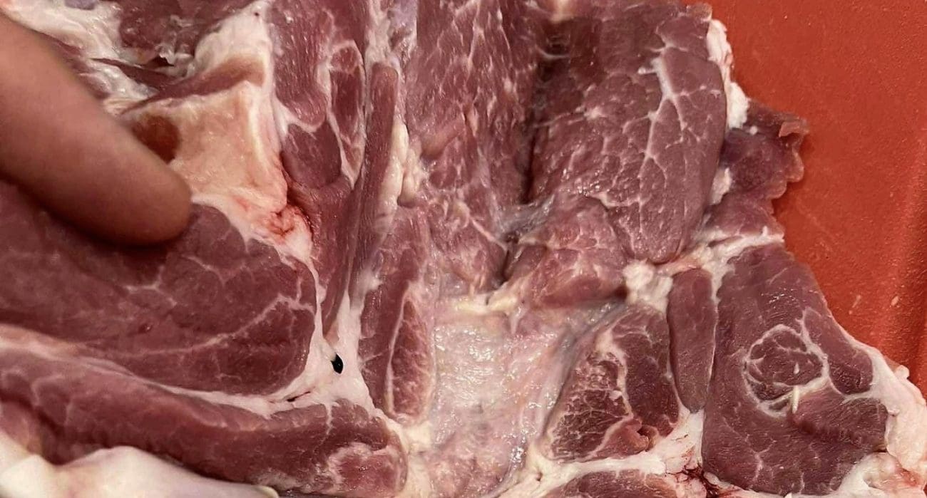 UŽAS U POZNATOM TRGOVAČKOM LANCU Kupac ostao šokiran kad je izrezao meso - iz njega iscurila smrdljiva zelena masa