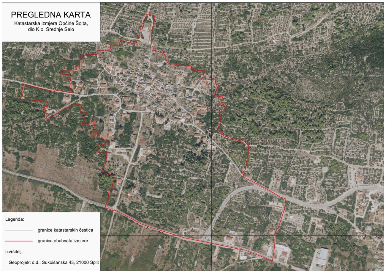 Šolta započinje katastarsku izmjeru: Vlasnici nekretnina, odazovite se na javni skup