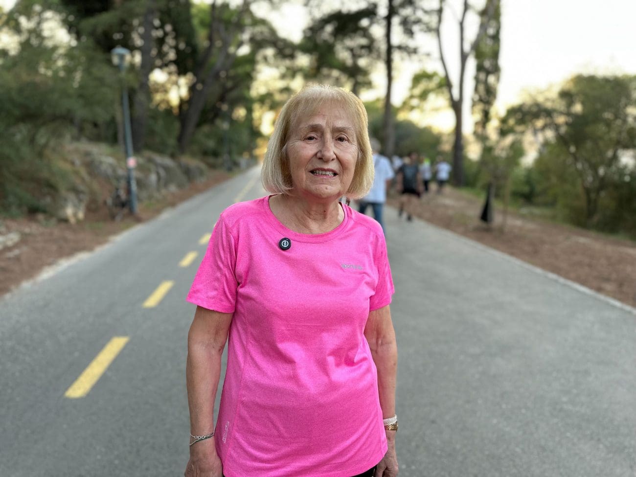 RACE FOR THE CURE Ljubica je do sada hodala u bijeloj majici, ali sada će hodati u roza majici: "Život se izvrti"