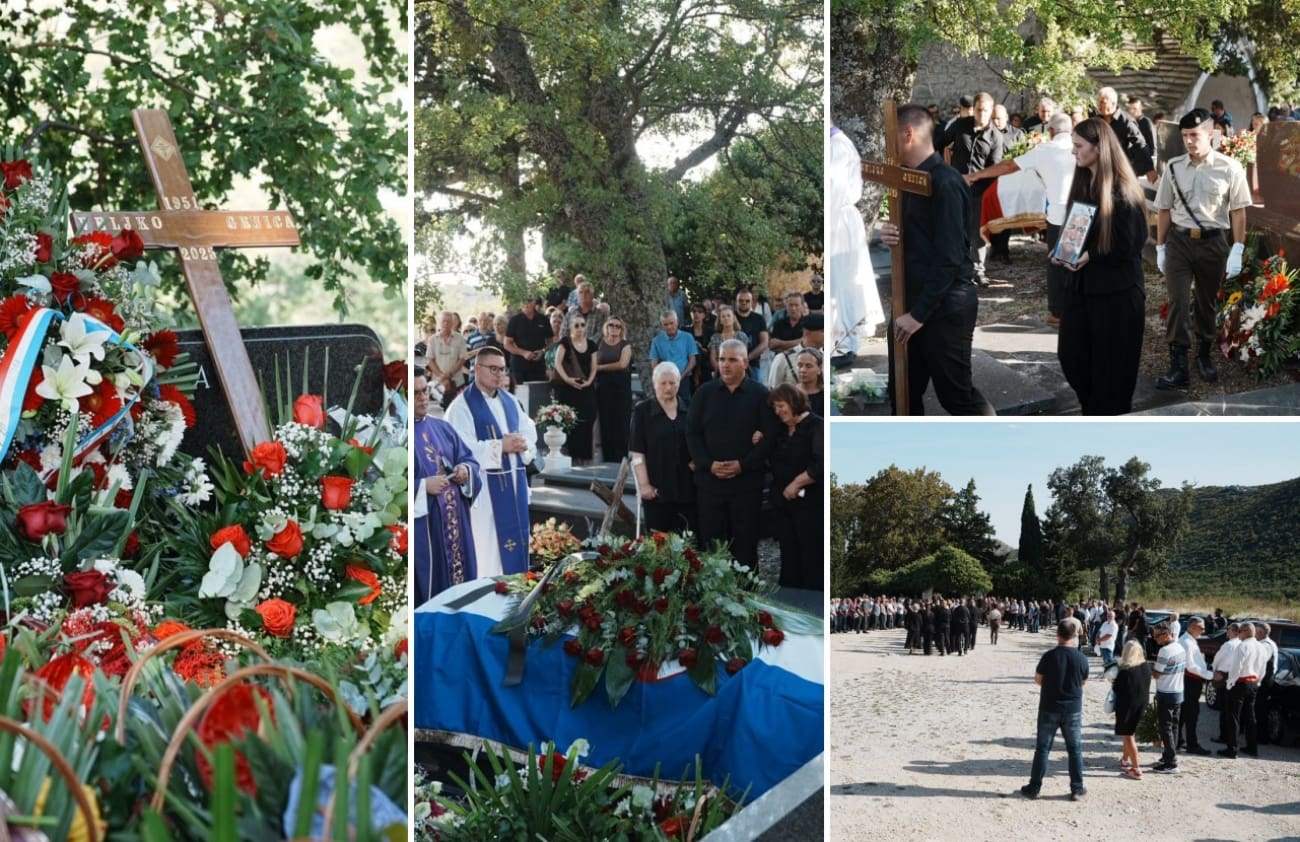 Suze, tuga i oproštaj u Gornjem Sitnom: Pokopan je Živko Veljko Gruica