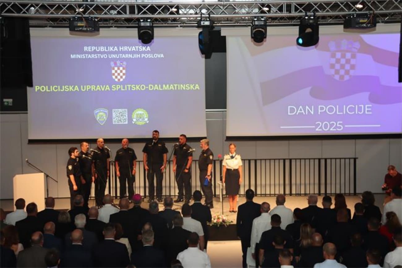 Dan policije u Splitu: Uručen niz priznanja zaslužnim djelatnicima