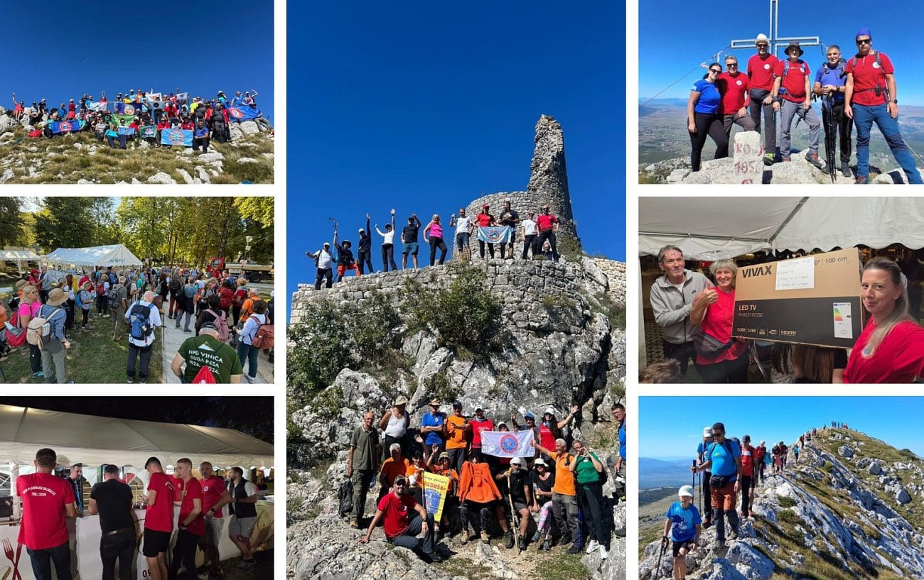 Dani planinara Dalmacije okupili gotovo 500 zaljubljenika u prirodu u Trilju