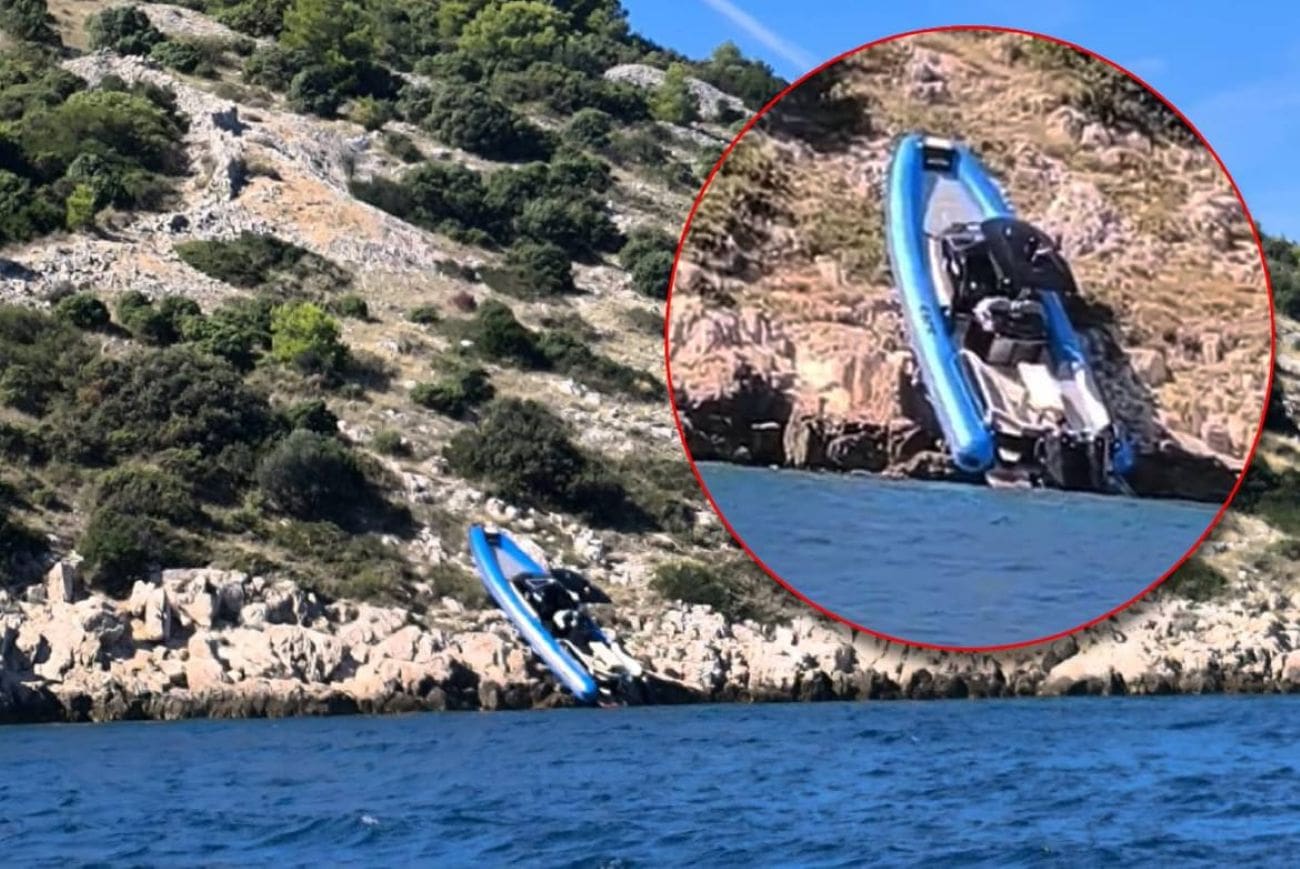 Gliserom se pokušao "popeti" na otok: "Čuli smo dva jaka udarca"