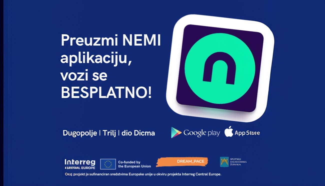 Besplatan mikroprijevoz u Trilju, Dugopolju i Dicmu – uključite se u projekt Dream Pace