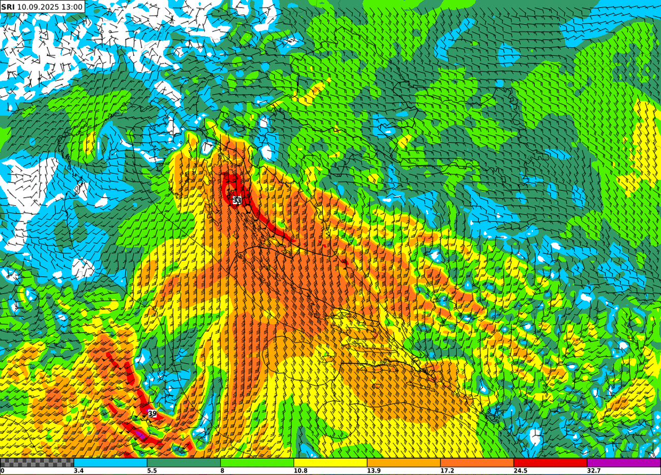 Izvanredno upozorenje DHMZ-a: Dijelove Jadrana očekuje ekstremna oborina i nevrijeme