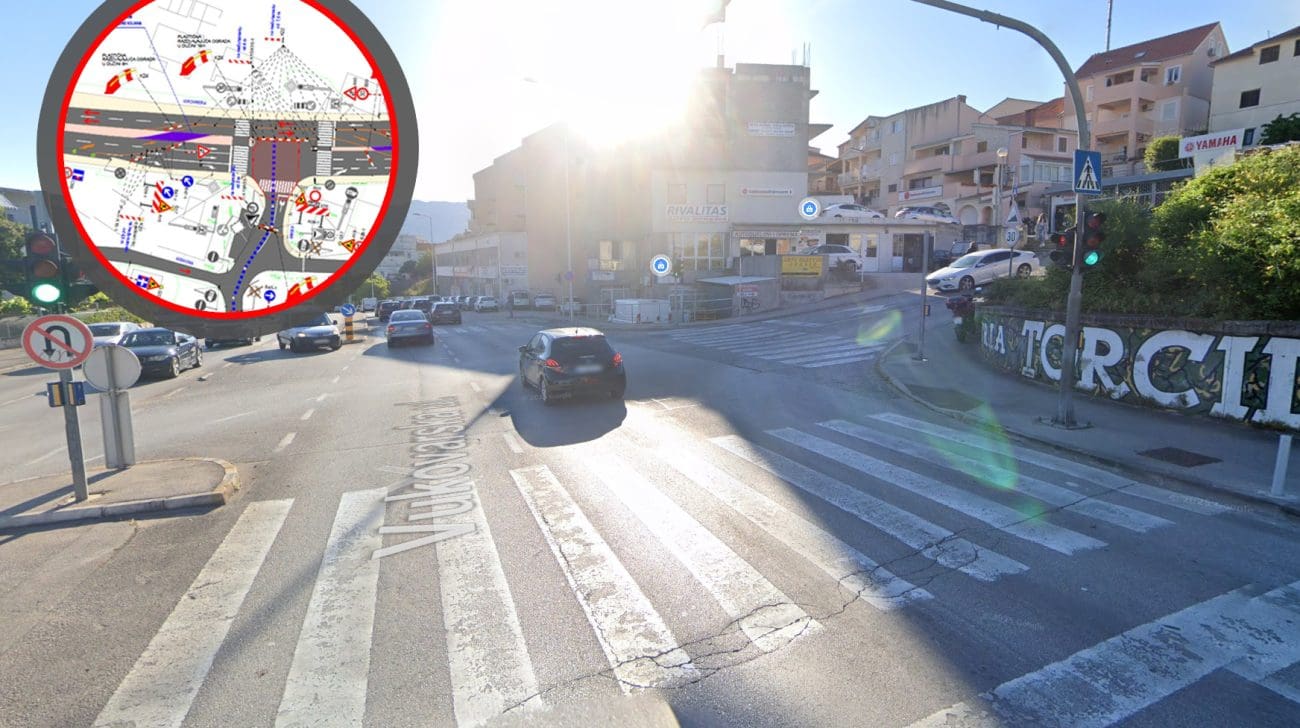 Vrlo važna obavijest za sve vozače u Splitu, zbog radova u Vukovarskoj - privremena prometna regulacija