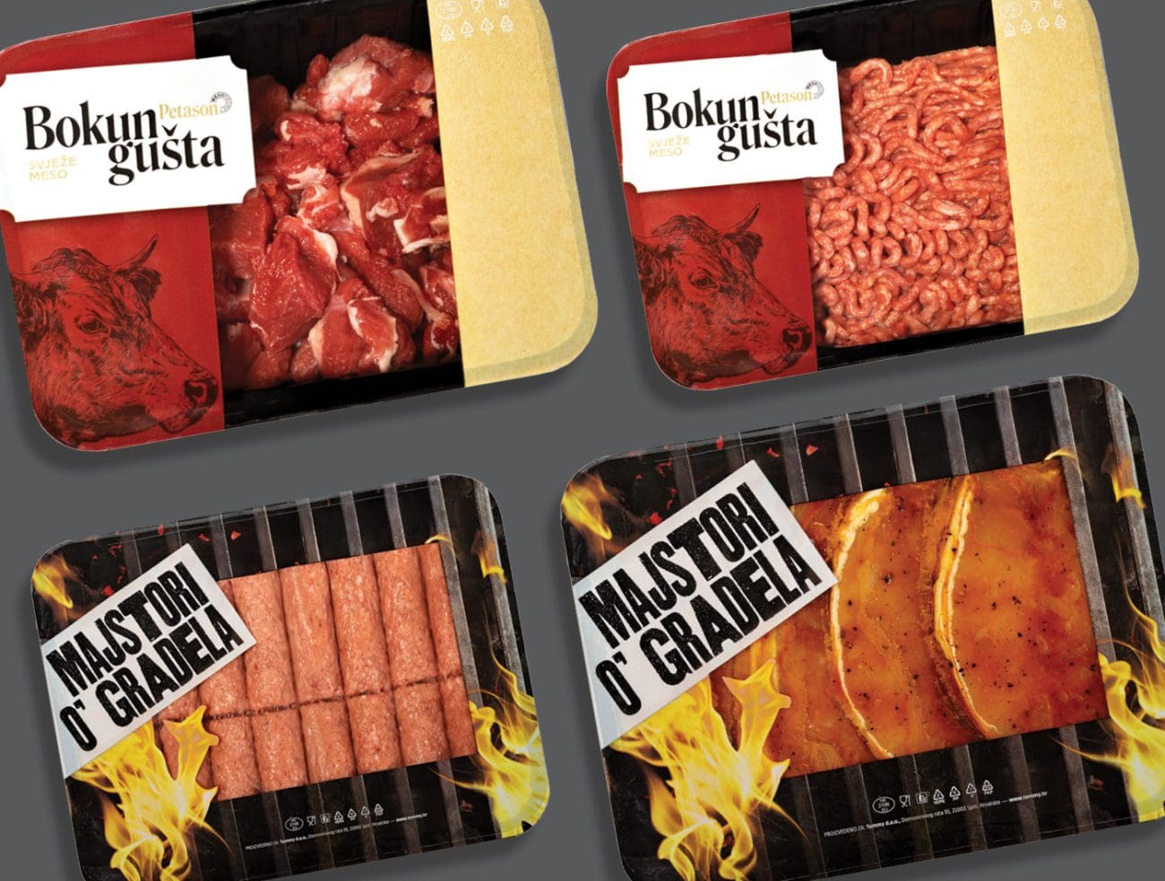Tommy predstavio novo pakiranje popularnih linija svježeg mesa Bokun Gušta i  Majstori o' gradela