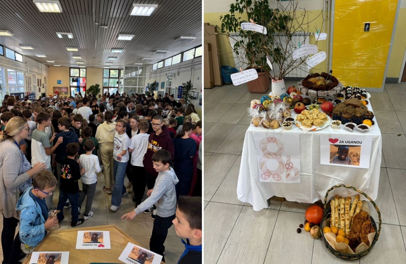 "Srce za Ugandu" u OŠ Blatine Škrape: učenici prikupili sredstva za školovanje 26 djece