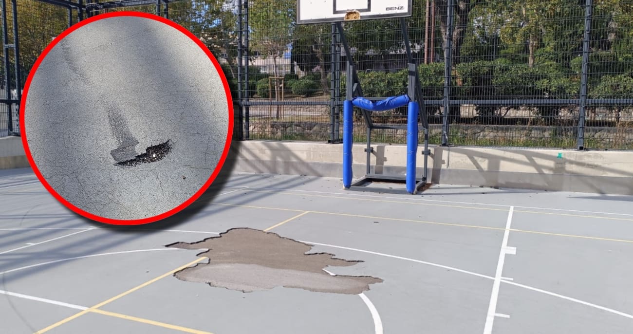 Koševi i teren na najnovijem igralištu devastirani, gradske službe to ne zabrinjava!