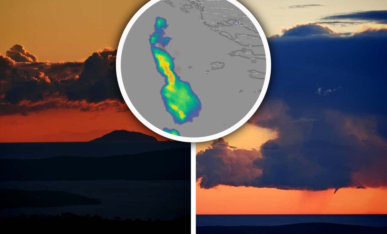 Kakav prizor: Bura očistila atmosferu - Italija, munje i pijavica na horizontu