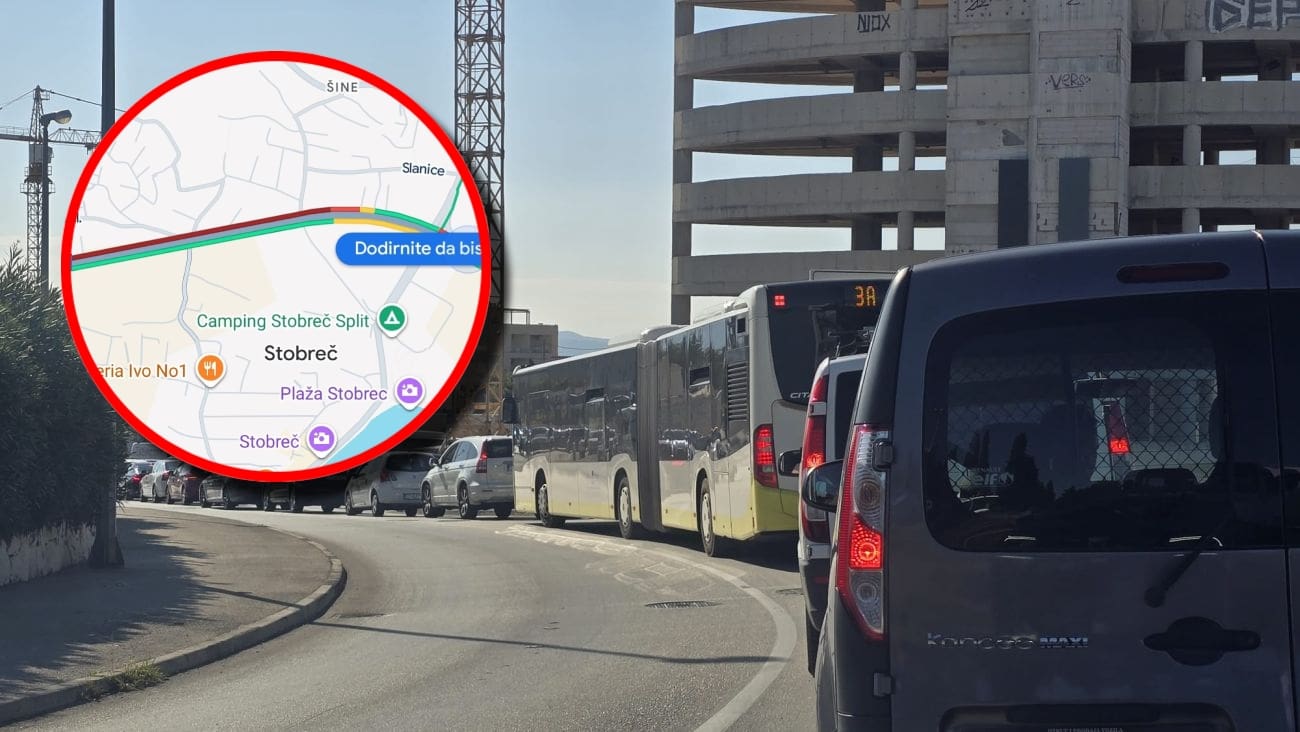 Sudar na Sirobuji, nastao prometni kolaps