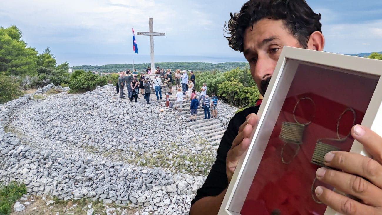 "Ne brini, dostojno sam je pokopao u grob za putnike": Konačno pokazan nakit "gospoje" koje godinama stala na tavanu župne kuće na Šolti