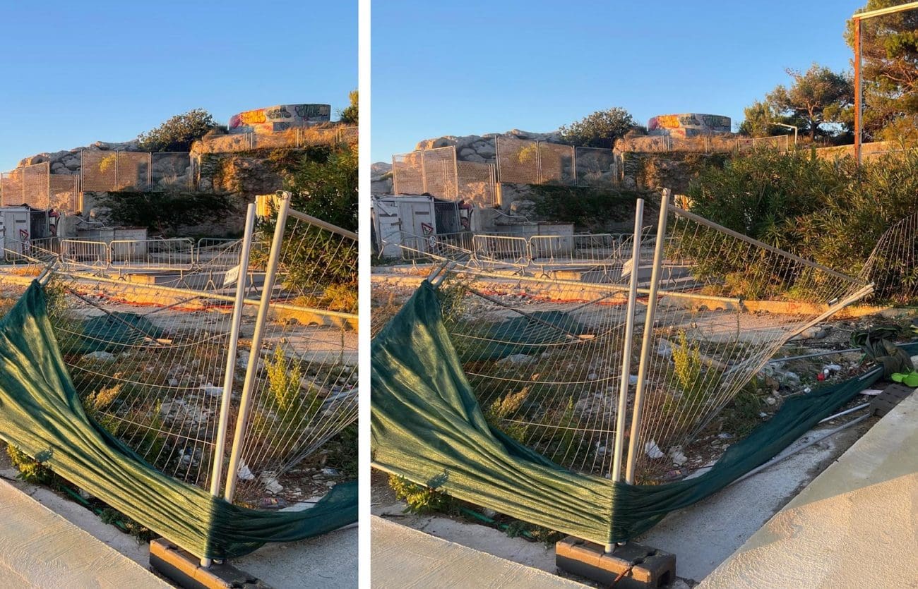 Opasnost na Katalinića brigu: Ograda kolektora ponovno pala, građani ulaze u opasan prostor