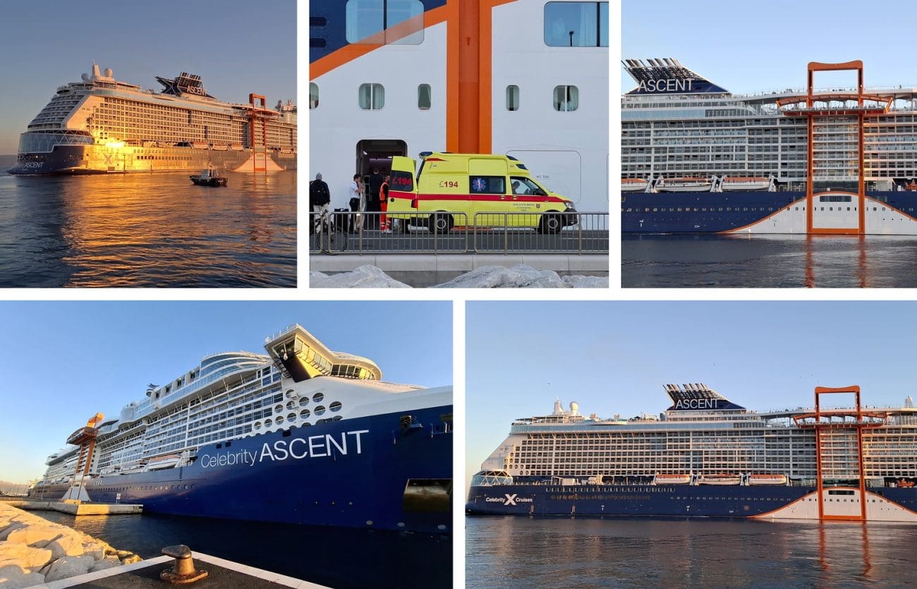 FOTO I VIDEO Ogromni i moćni kruzer već je neko vrijeme u Splitu. Što znamo o njemu? Odmah kraj porta uočili smo djelatnike HMP-a...