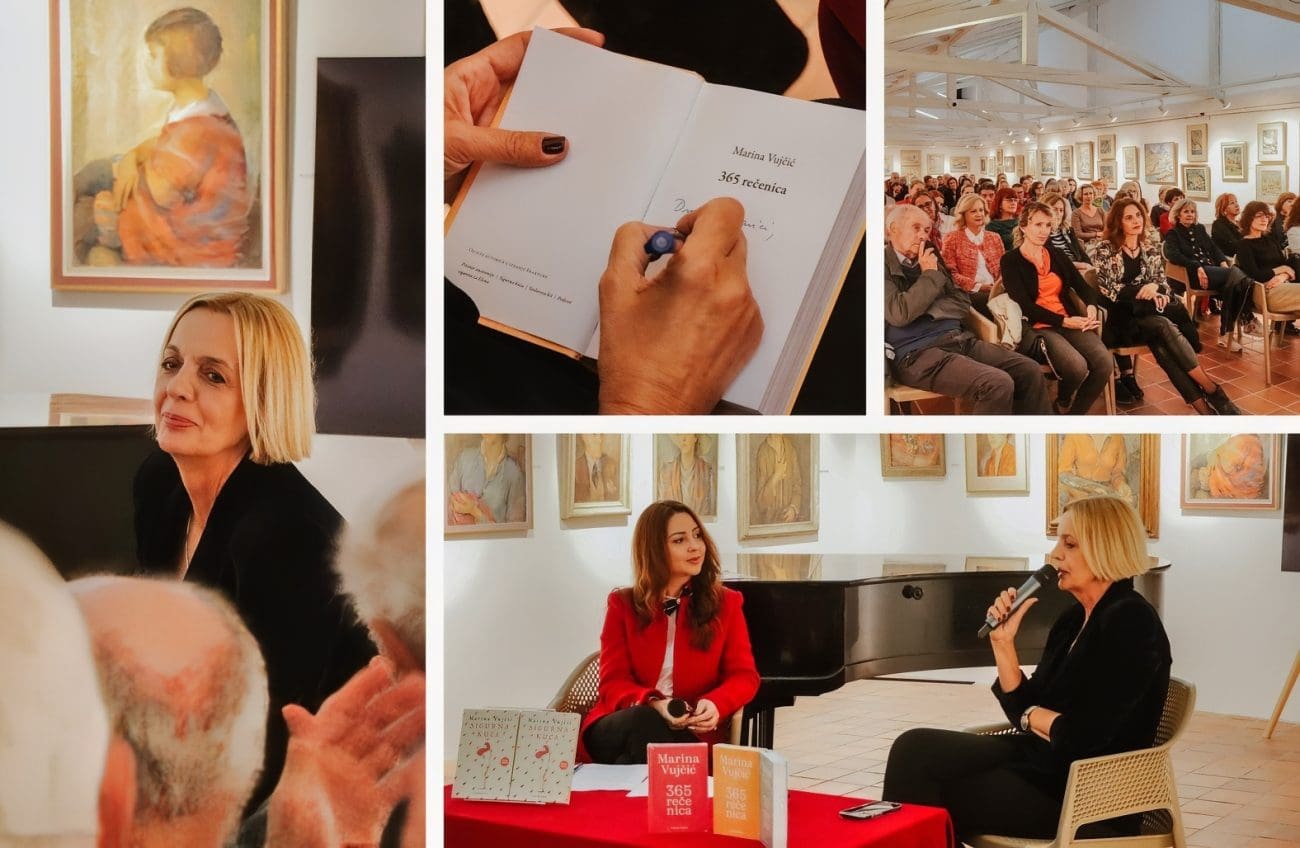 FOTOGALERIJA Održana književna večer s Marinom Vujčić u Trogiru