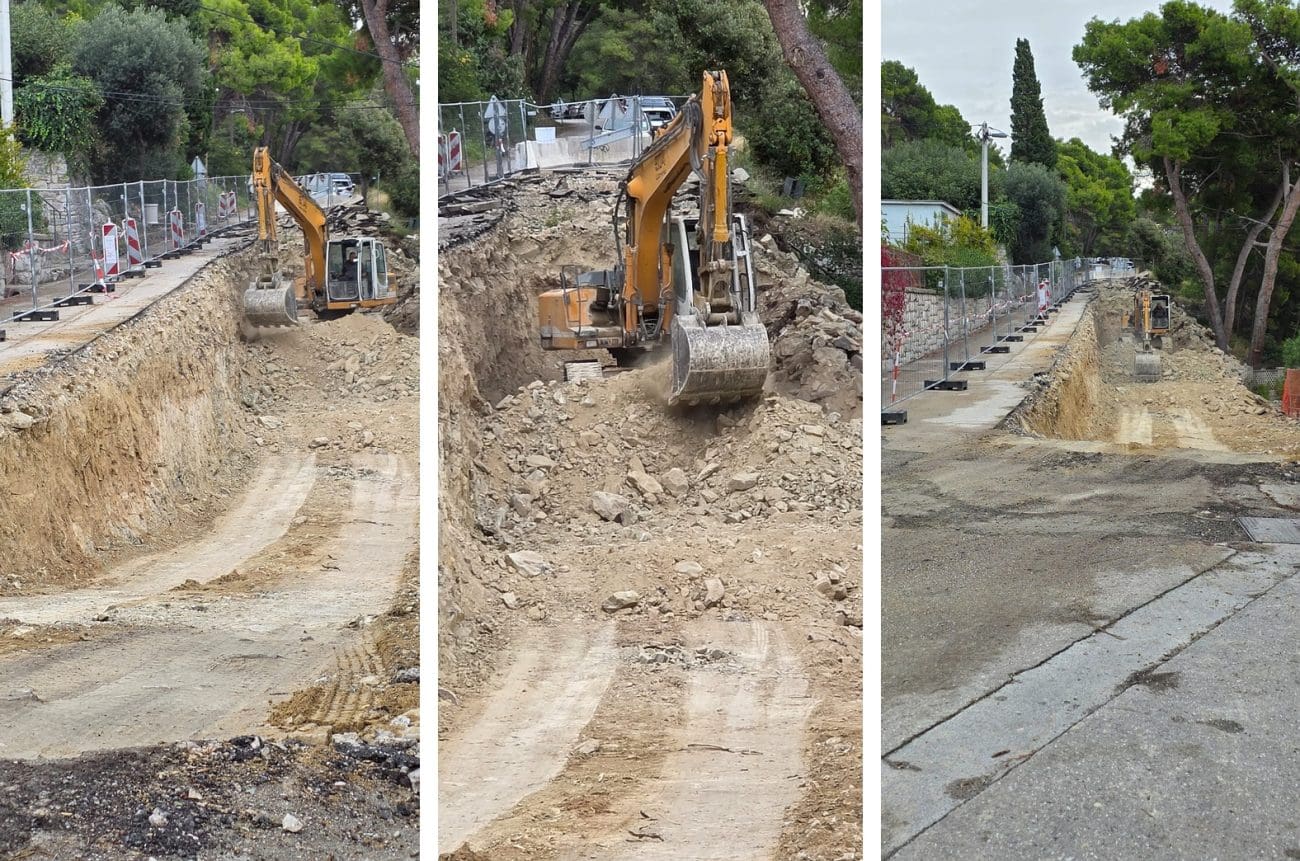 FOTO Evo kako izgleda cesta kod Instituta za oceanografiju i ribarstvo, na području Park-šume Marjan