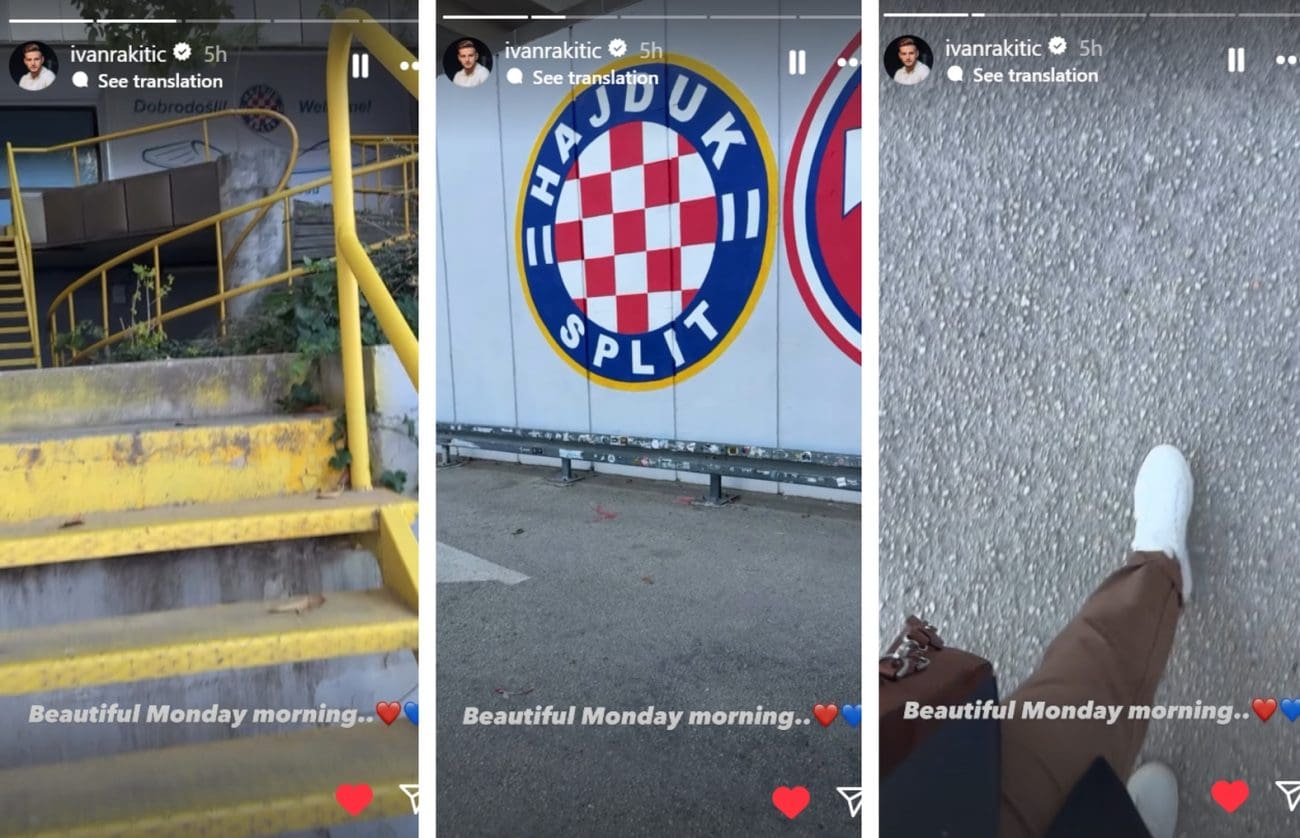 Pogledajte što je Ivan Rakitić danas objavio s Poljuda