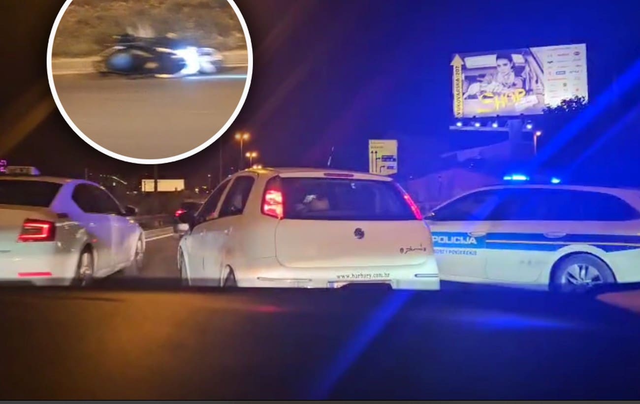Prometna nesreća na Smokoviku: Motorist završio na kolniku, prebačen je u splitsku bolnicu